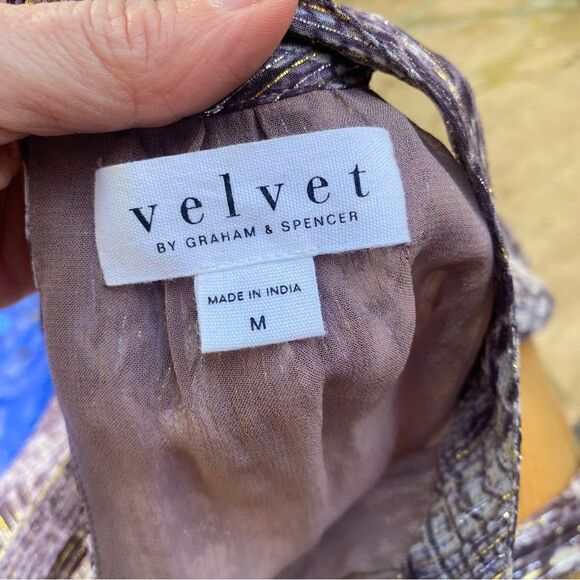 VELVET by GRAHAM & SPENCER Debbie Metallic Halter
Size medium - Picture 13 of 15